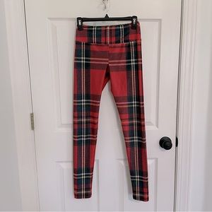 Goldsheep plaid legging size M